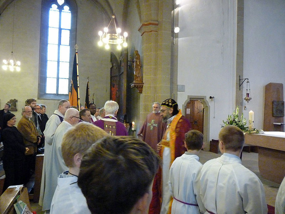 Festgottesdienst zum 50jahrigen Priesterjubiläum von Stadtpfarrer i.R. Geistlichen Rat Ulrich Trzeciok (Foto: Karl-Franz Thiede)